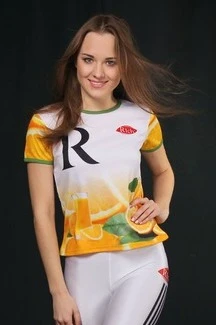 Футболка Гэлэкси женская из ложной сетки с полной запечаткой "Rich"#1