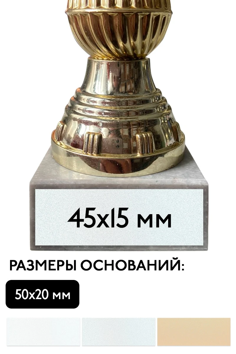 Шильд прямоугольный 45х15 мм#2