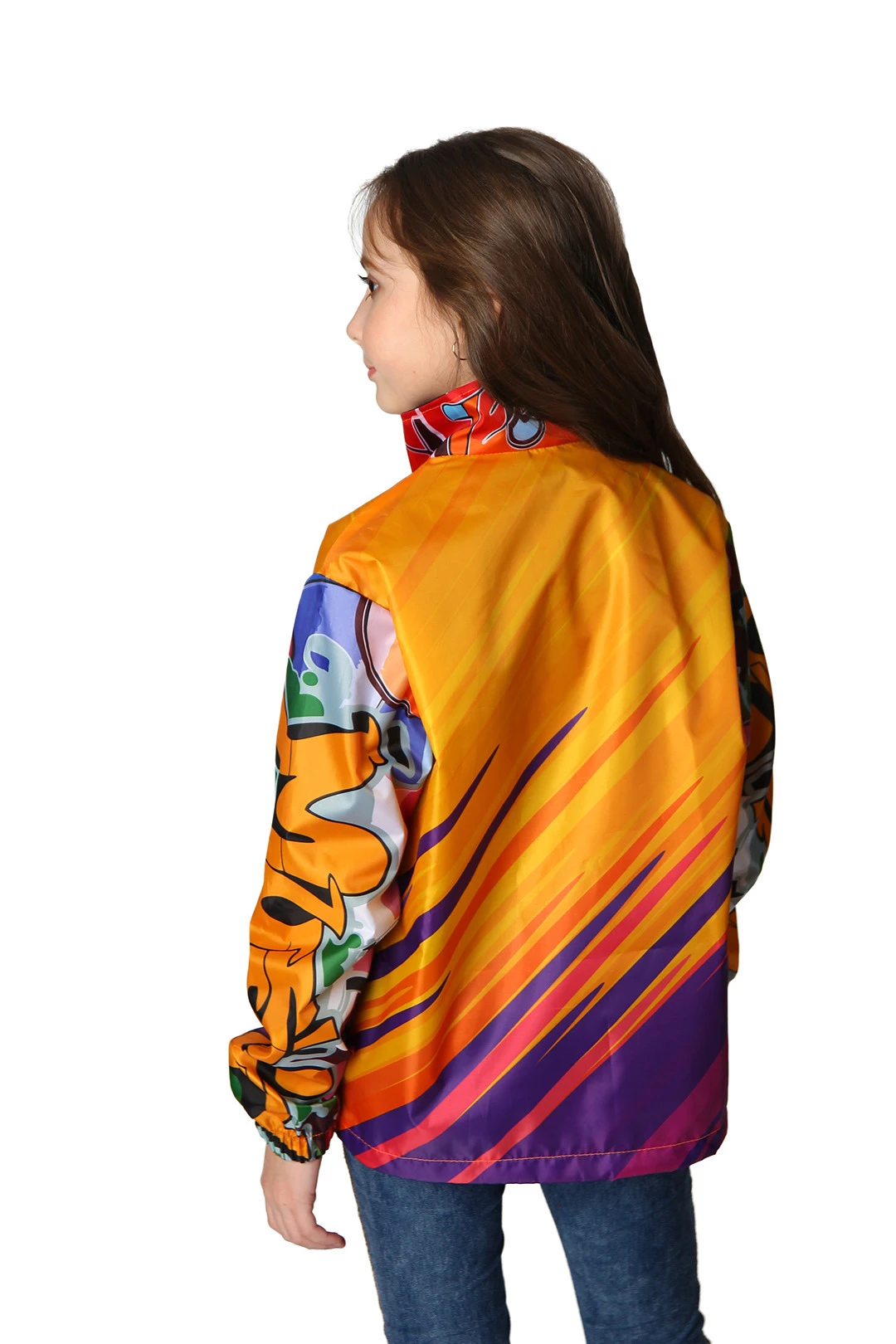 Ветровка Дилан детская с полной запечаткой "Dynamic"#1 Ветровка Дилан детская с полной запечаткой "Dynamic"#1