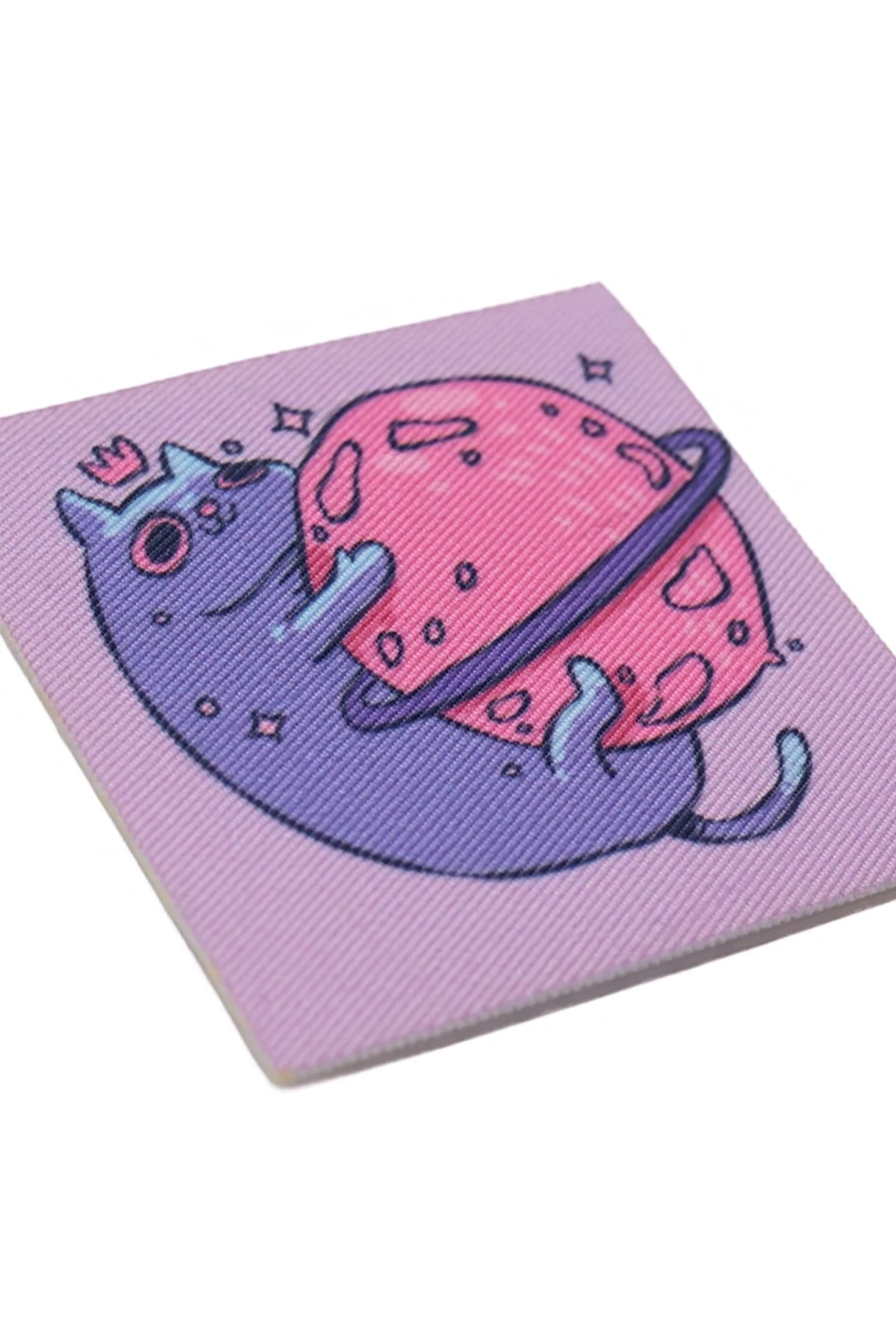 Купить наклейку-стикер Квадрат 6х6 см с печатью "Cat Planet"