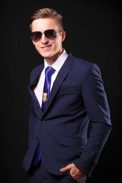 Купить галстук Классика мужской "Лингвистическая школа"