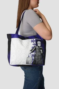 Сумка Нэнси из оксфорда 33х30х11 см, с полной запечаткой#1