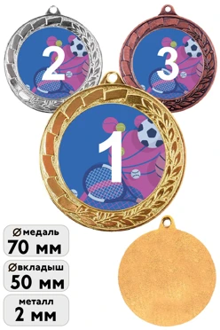 Купить Медаль ИК7001 70мм с шильдом 50мм