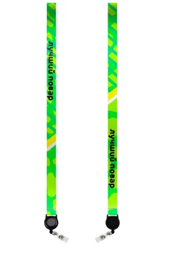 Купить ленту  для бейджа блекаут ширина 2 см, с ретрактором, с печатью "Best Chef"