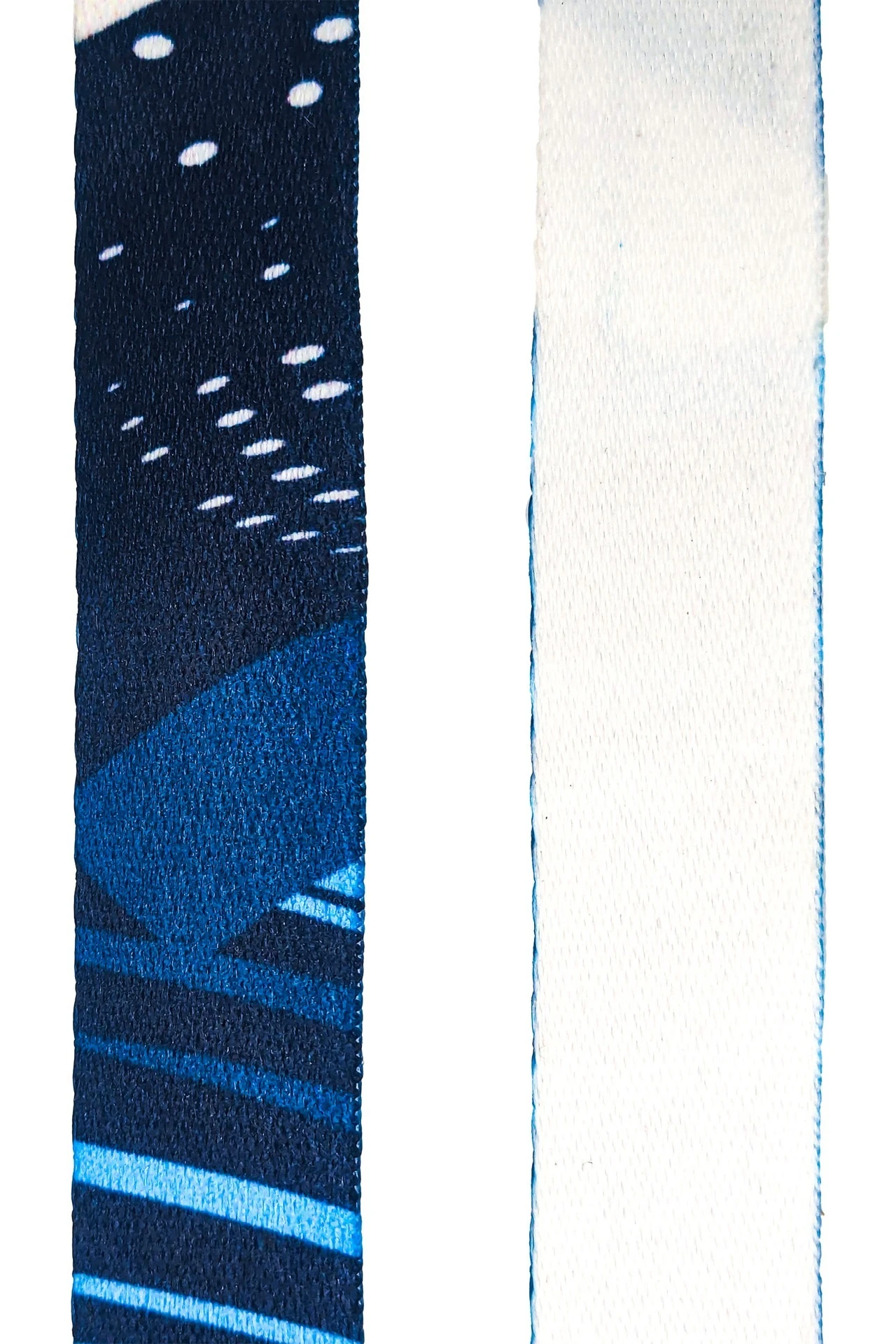 Лента для бейджа блекаут ширина 1,5 см, с двумя карабинами, с печатью#3