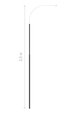 Флагшток Флекс 2,5 м#1