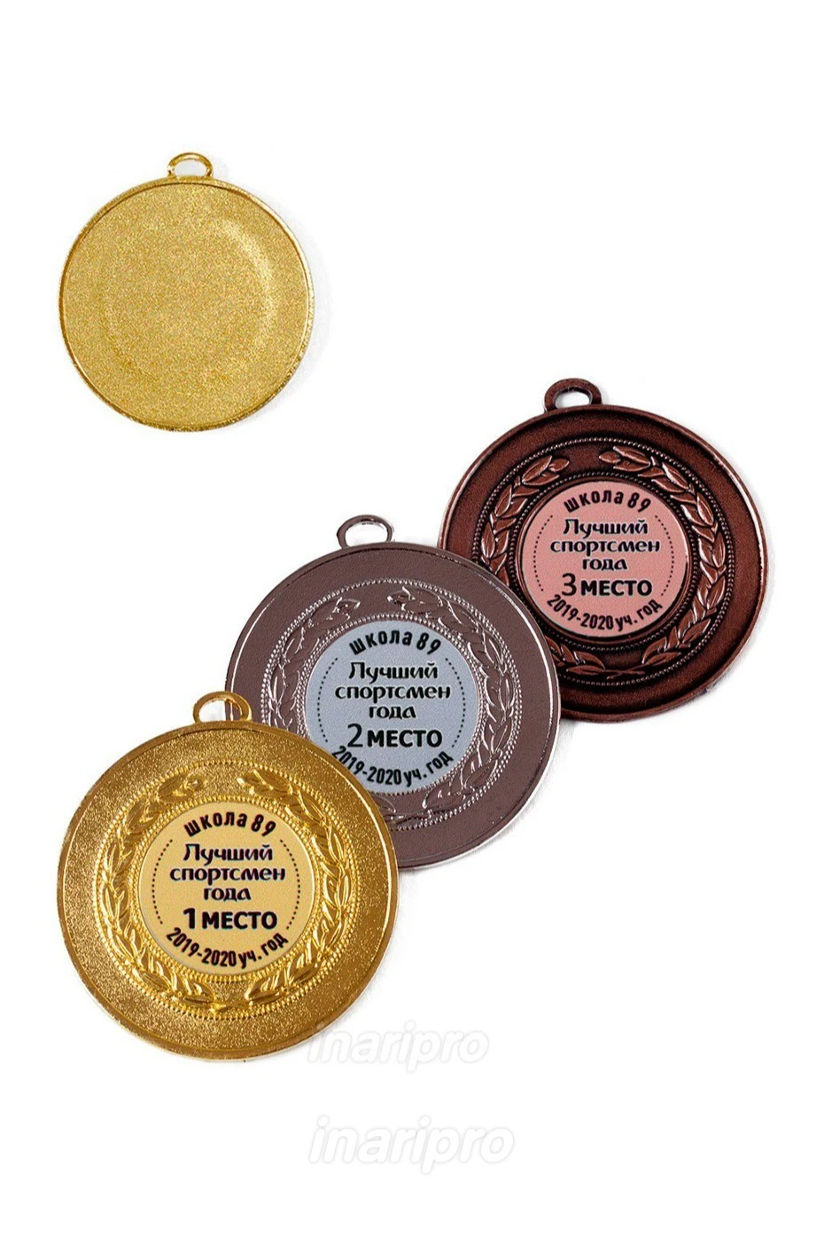 Медаль металлическая МК162 50мм с шильдом 25мм#2