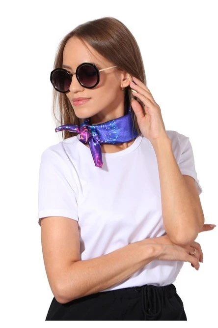 Платок Шанель 50х50 см, с полной запечаткой#2