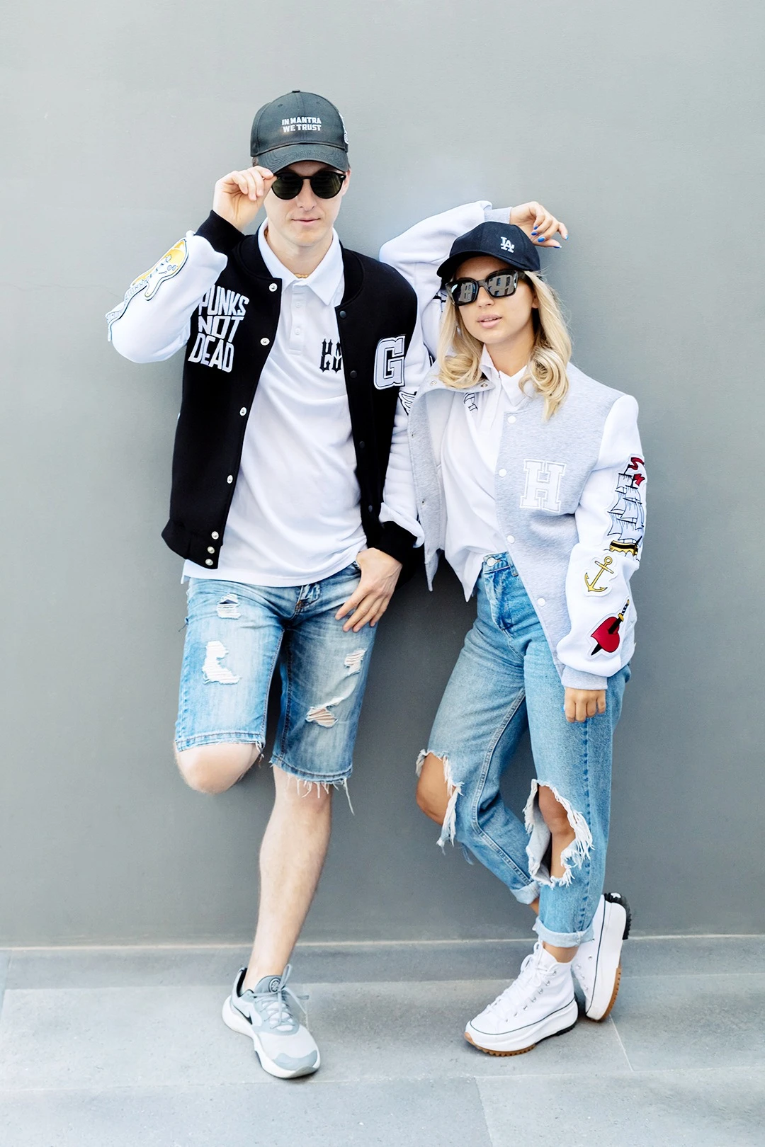 Бомбер Стайл из футера унисекс, однотонный "Fight"#2