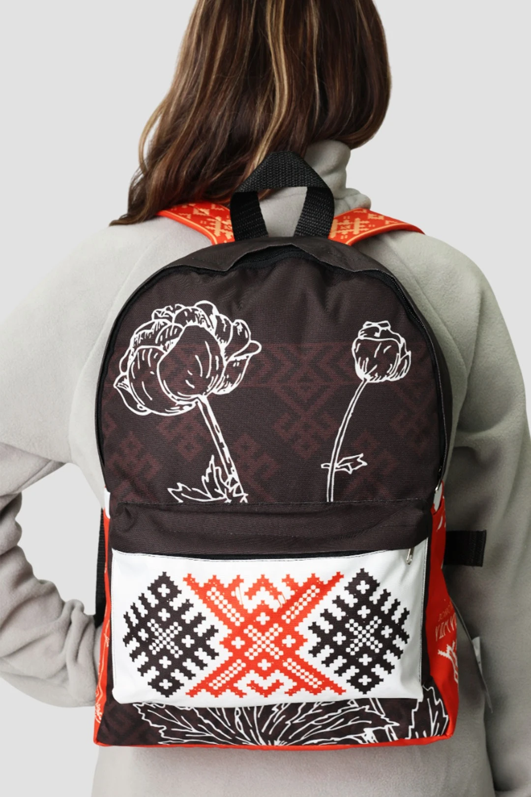 Рюкзак Венди с жестким каркасом 30х40х12 см, с принтом "Welcome"#1