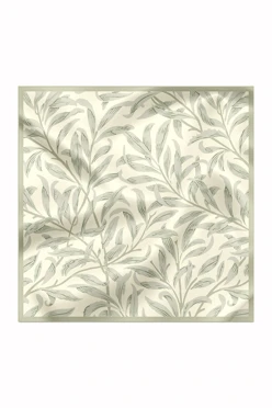 Купить платок Шанель 60х60 см, с полной запечаткой "Plants"