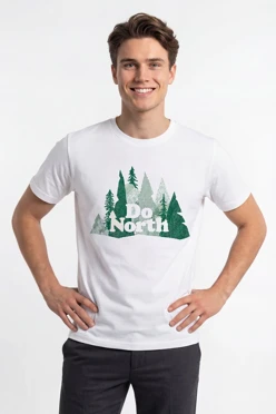 Купить футболку Ампир унисекс, однотонную "Do North"