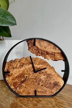 Настольные часы из дерева, D20/25 см#1