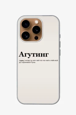 Купить чехол для iPhone 16 Pro с принтом "Aguting"