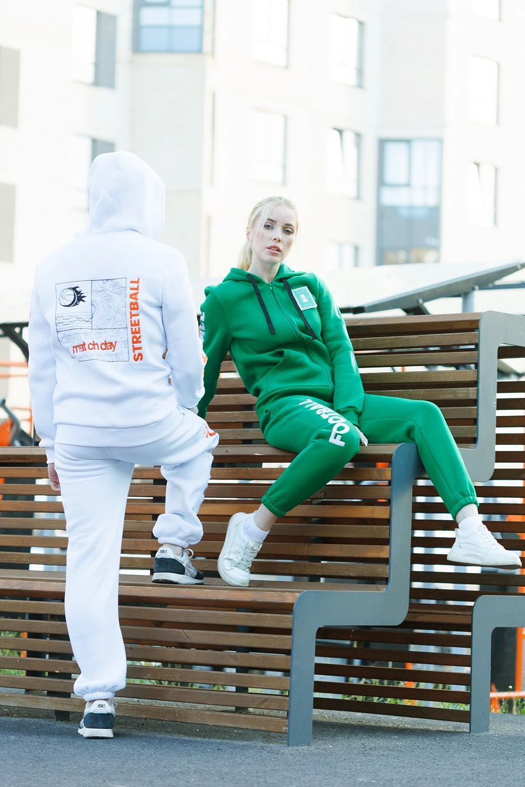 Спортивный костюм Комфорт из футера унисекс, однотонный#5