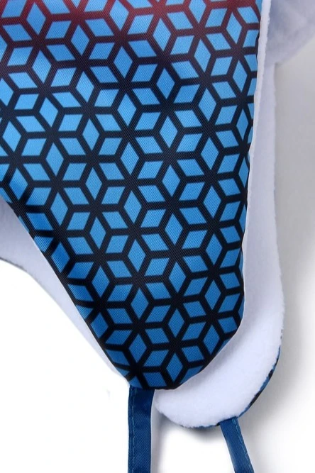 Шапка-ушанка Винтер на флисе взрослая, с полной запечаткой "Saint Petersburg"#1