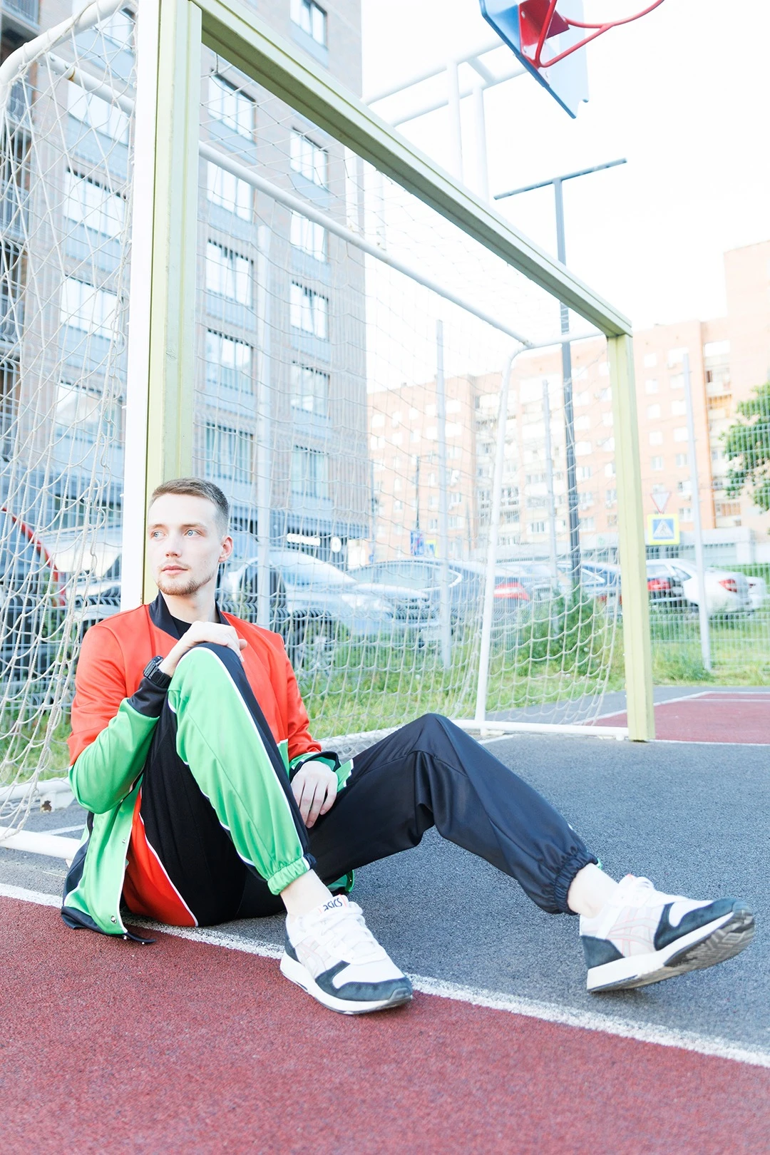 Брюки Экшен зауженные унисекс с полной запечаткой "Olimp"#2