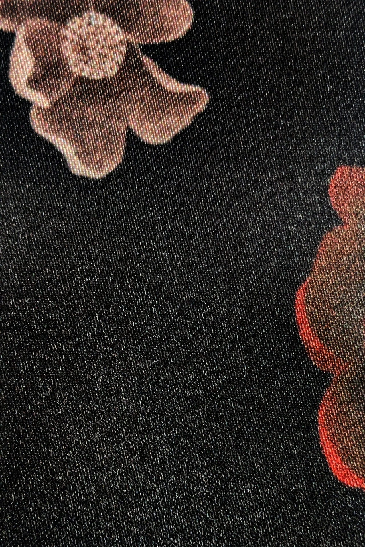 Шарф-платок Твилли двухслойный 5х130 см, с полной запечаткой#4