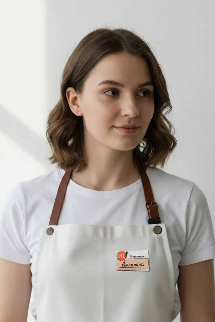 Наклейка-стикер Прямоугольник 4х6 см с печатью "Vasilisa"#1