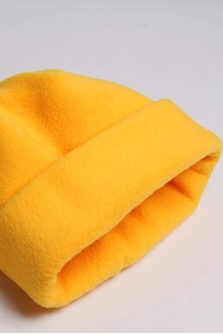 Шапка Вэст флисовая двухслойная детская, однотонная#3