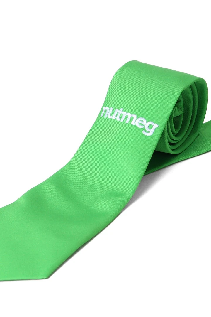 Галстук Босс с вышивкой из адверты мужской, с полной запечаткой "Nutmeg"#1 Галстук Босс с вышивкой из адверты мужской, с полной запечаткой "Nutmeg"#1