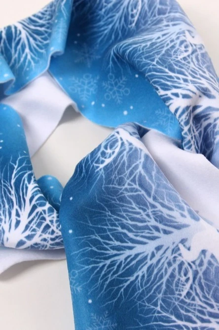 Шарф однослойный утепленный 15х150 см, с полной запечаткой "Camp"#7 Шарф однослойный утепленный 15х150 см, с полной запечаткой "Camp"#7