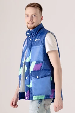 Жилет Хайк на синтепоне унисекс, с полной запечаткой "Ureed"