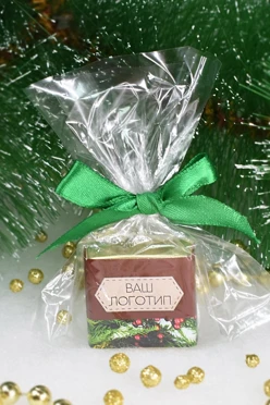 Купить пакетик с бантиком 1 конфета Птичье молоко