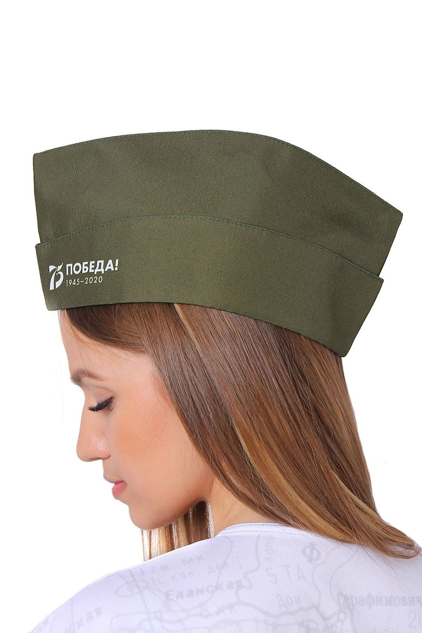 Пилотка Полет фигурная с полной запечаткой "Victory!"#2 Пилотка Полет фигурная с полной запечаткой "Victory!"#2