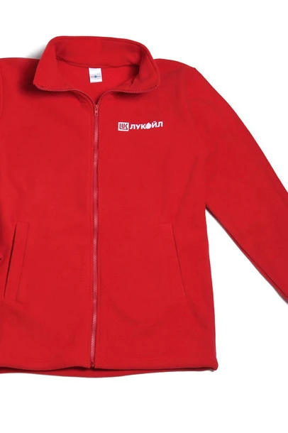 Толстовка Харисон флисовая без капюшона женская, однотонная "Lukoil"#1