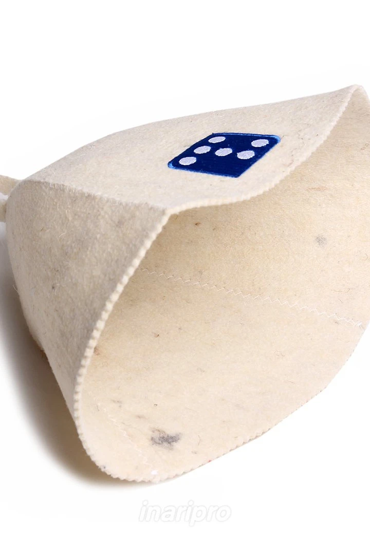 Купить шапку Банщик, однотонную "Домино" Купить шапку Банщик, однотонную "Домино"