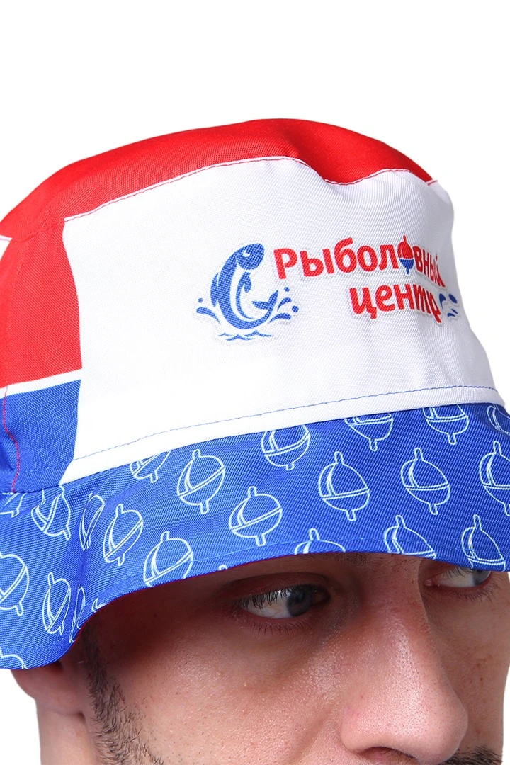 Панама Куба с узкими полями, с полной запечаткой "Fish center"#4 Панама Куба с узкими полями, с полной запечаткой "Fish center"#4