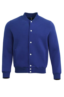 Купить бомбер Стайл унисекс однотонный синий