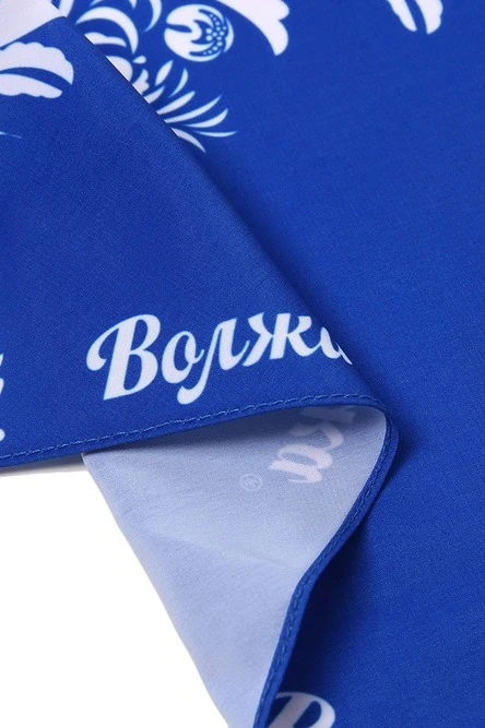 Косынка Шарлотта 65х65х95 см, с полной запечаткой "Volzhanka"#6 Косынка Шарлотта 65х65х95 см, с полной запечаткой "Volzhanka"#6