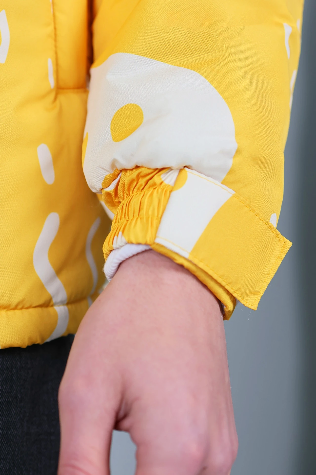 Куртка Норд с капюшоном на синтепоне унисекс, с полной запечаткой "Abstraction"#5