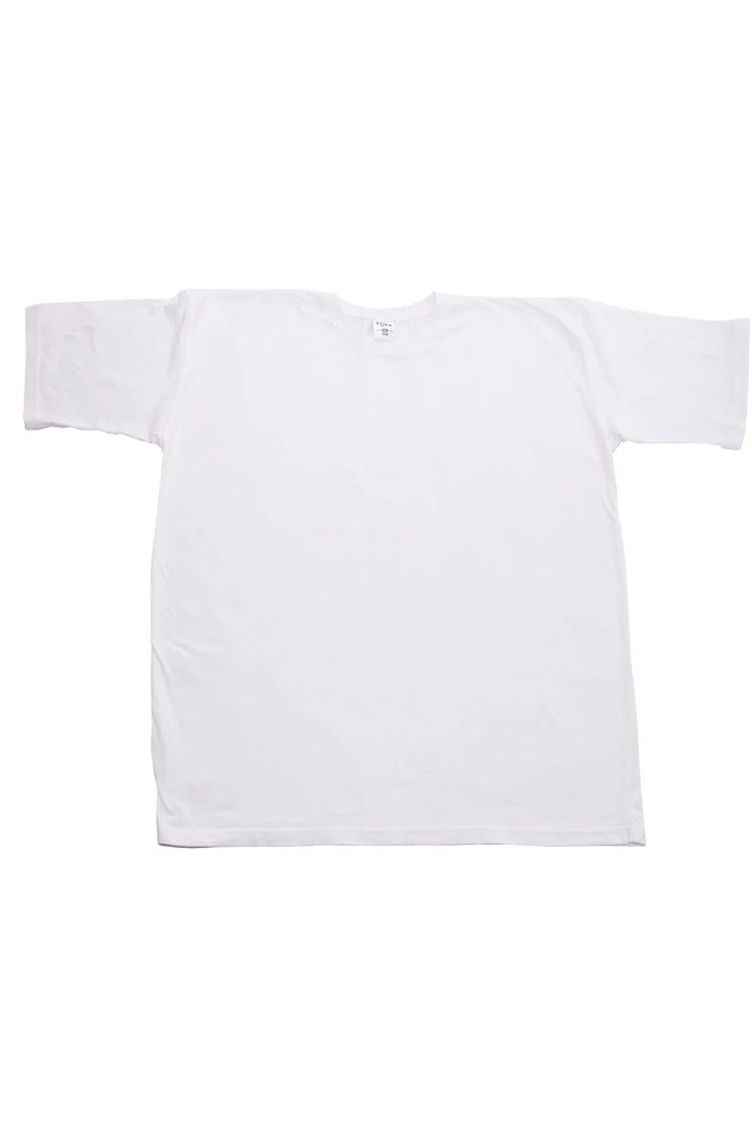 Футболка Степ унисекс однотонная белая (хлопок)#6