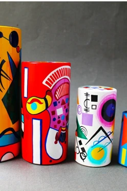 Матрешка-цилиндр глянцевая с индивидуальной росписью, 5 шт#1