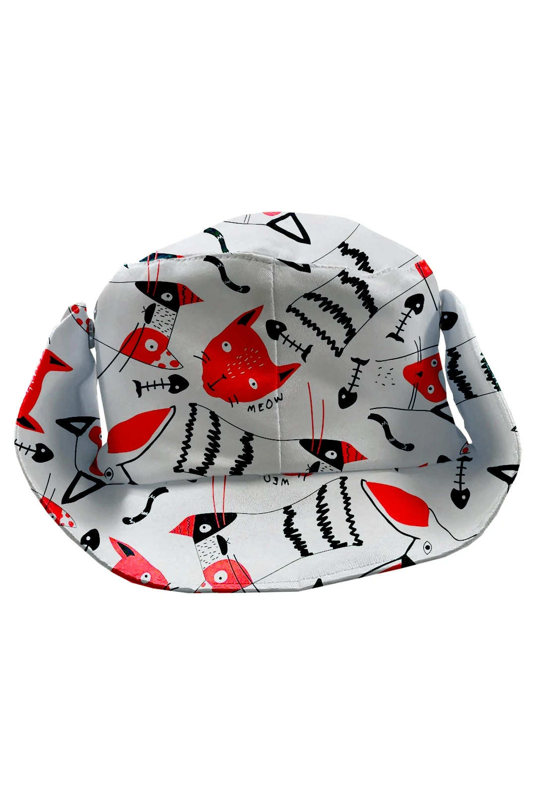 Купить панаму Техас с полями на кнопках, с полной запечаткой "Red Cat" Купить панаму Техас с полями на кнопках, с полной запечаткой "Red Cat"