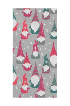 Купить полотенце махровое 70х140 cм (Ituma) c принтом "New Year's gnomes"