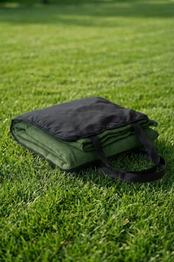 Купить плед Привал (в сумке из оксфорда) флисовый 155х170 см, однотонный хаки