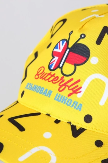 Бейсболка Стандарт детская с полной запечаткой (полиэстер) "Butterfly"#3 Бейсболка Стандарт детская с полной запечаткой (полиэстер) "Butterfly"#3
