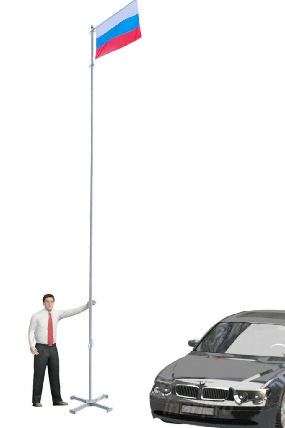 Флагшток Моби Патриот 6 м