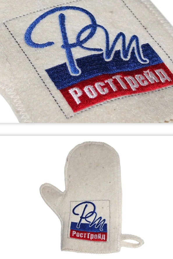 Рукавица банная однотонная#2 Рукавица банная однотонная#2