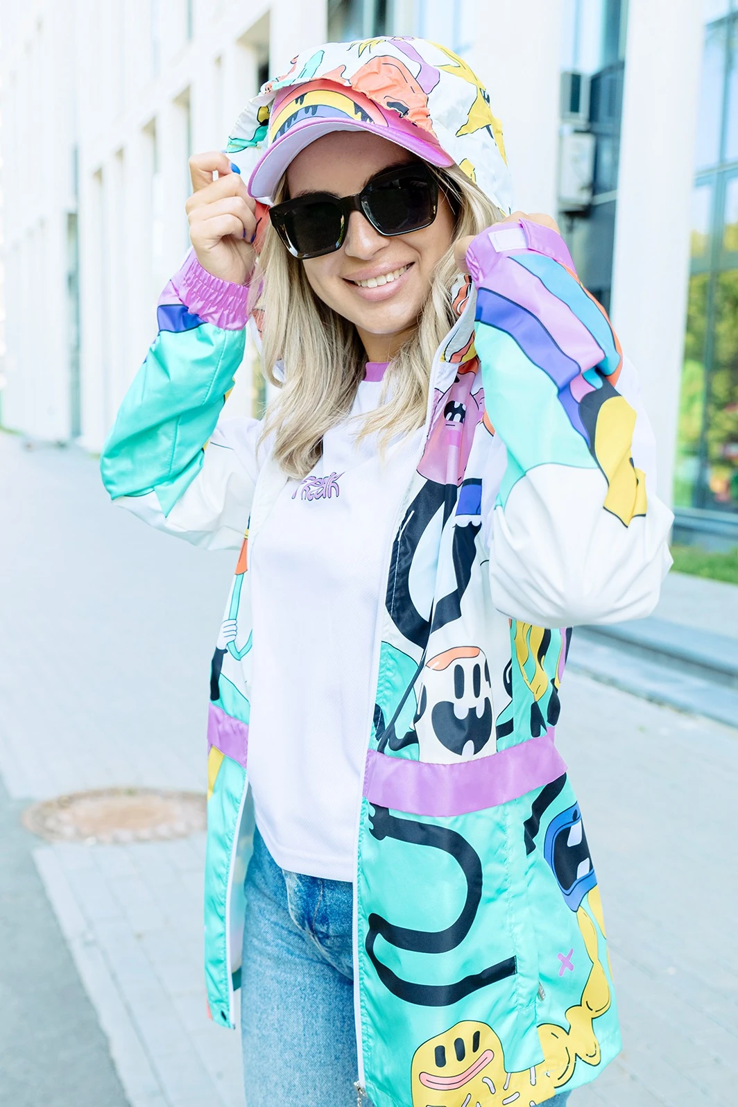 Ветровка Харви унисекс с полной запечаткой "Adventure"#1