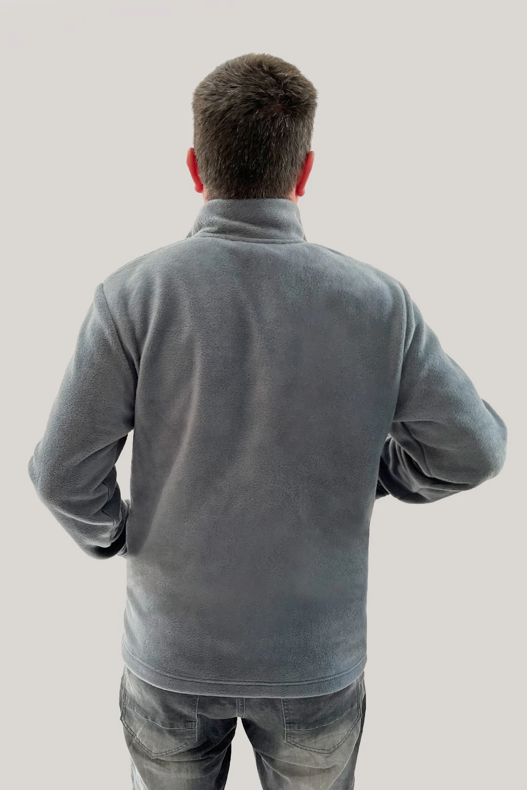 Толстовка Джейк флисовая унисекс, однотонная#1