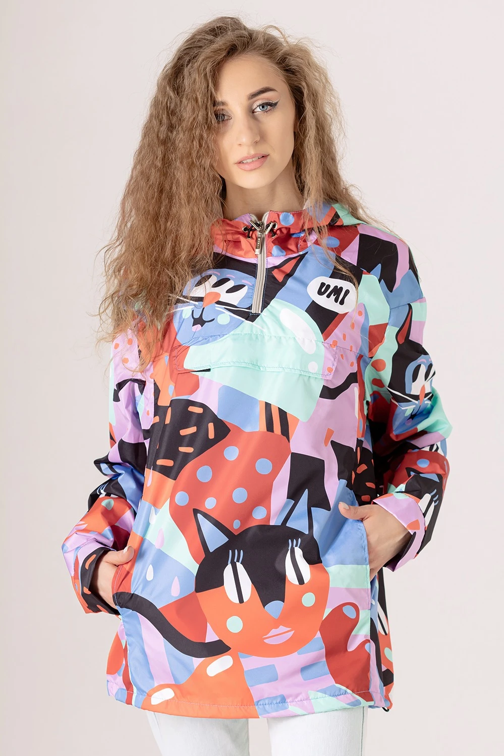 Анорак Рэйбел унисекс с полной запечаткой "UMS"#1