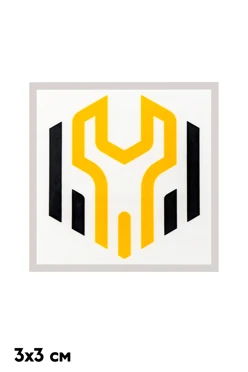 Купить наклейку 3х3 см с DTF печатью