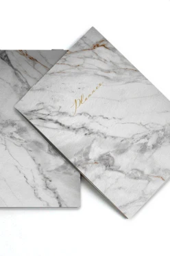 Блокнот фирменный А7 на скобе (40 листов без печати) с принтом "Planned"#2