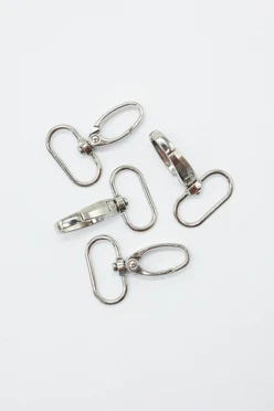 Карабин-клешня 25 мм, никель#1