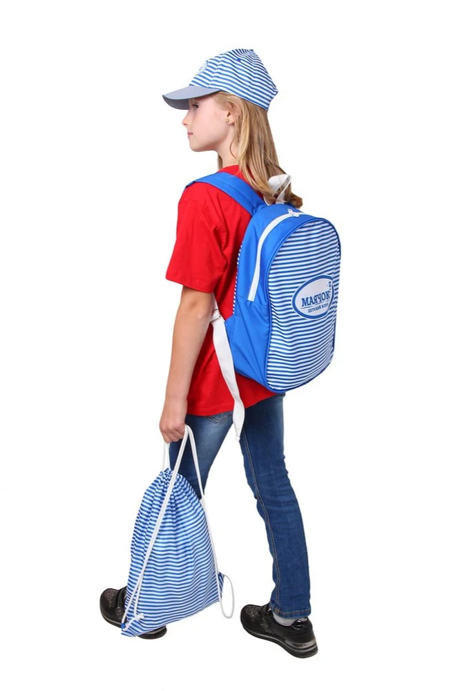 Бейсболка Стандарт детская с полной запечаткой синяя полоска (полиэстер) "Beacon"#2 Бейсболка Стандарт детская с полной запечаткой синяя полоска (полиэстер) "Beacon"#2